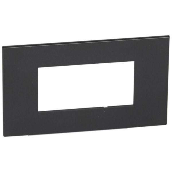 Arteor™ - Plate - Italian/French/German std - square - 4 modules - Graphite