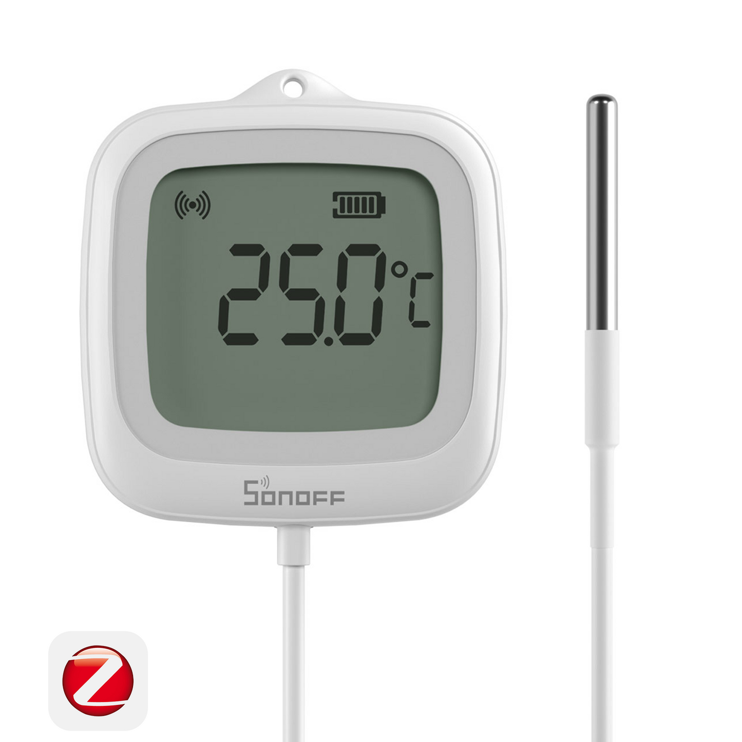 SONOFF SNZB-02LD IP65 Zigbee LCD Smart Thermometer (Probe)