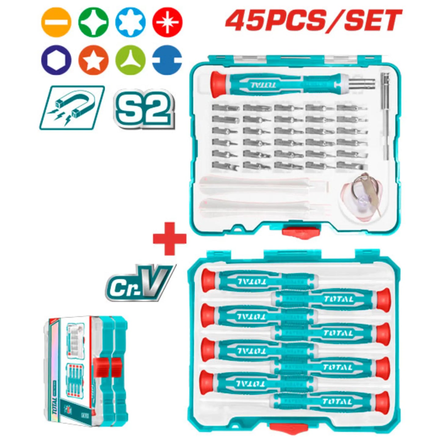45 Pcs Precision Screwdriver Set