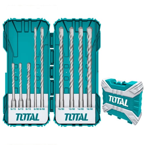 9 Pcs Masonry Drill Bit Set