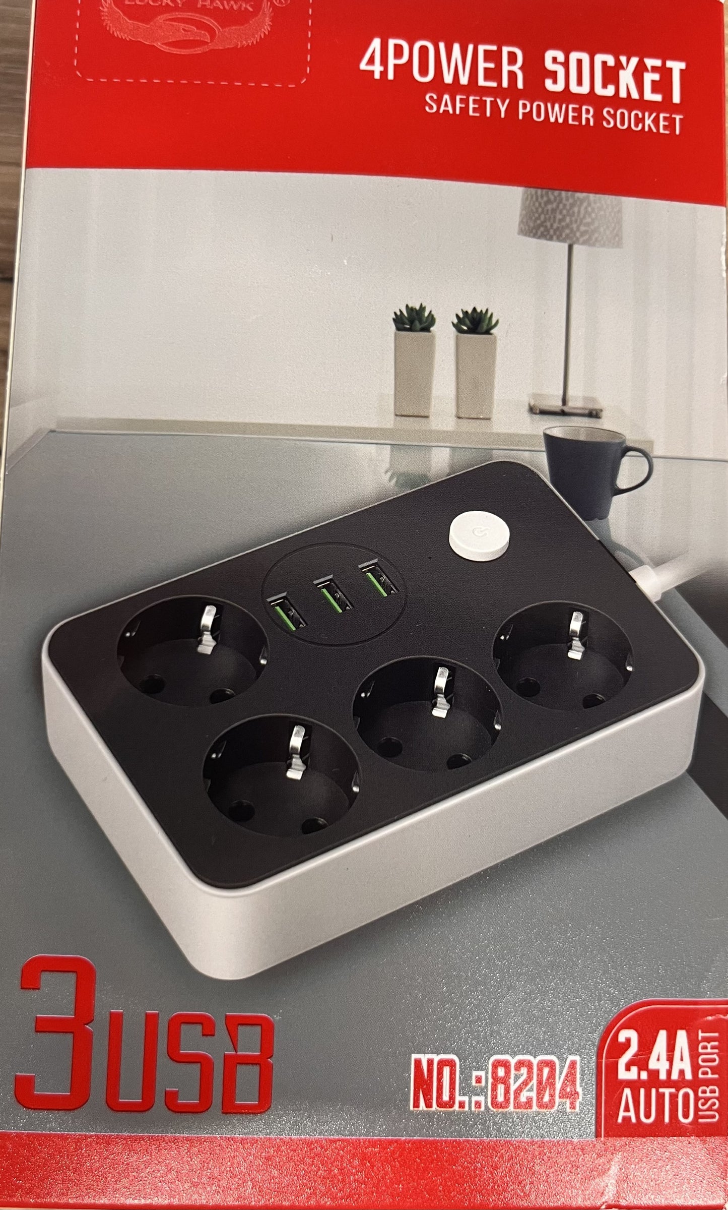 4Power socket with usb