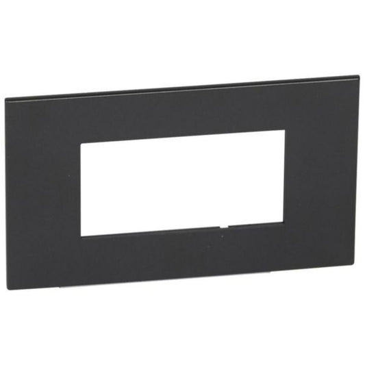 Arteor™ - Plate - Italian/French/German std - square - 4 modules - Graphite