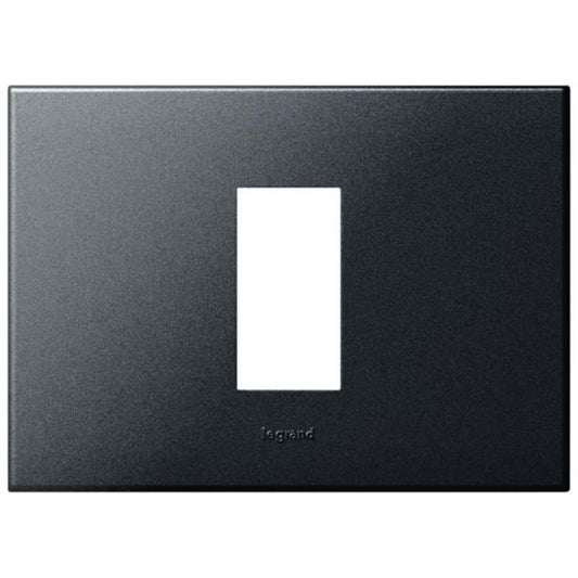 Arteor™ - Plate - Italian / US standard - square - 1 module - Graphite