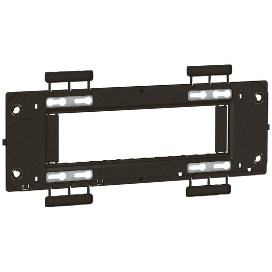 Arteor™ - Support frame - for German/French boxes - 6 horizontal modules