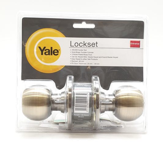 Bathroom Knob Set Round Stainless