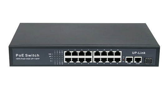 standard 16fe+2fe 100m built in power supply