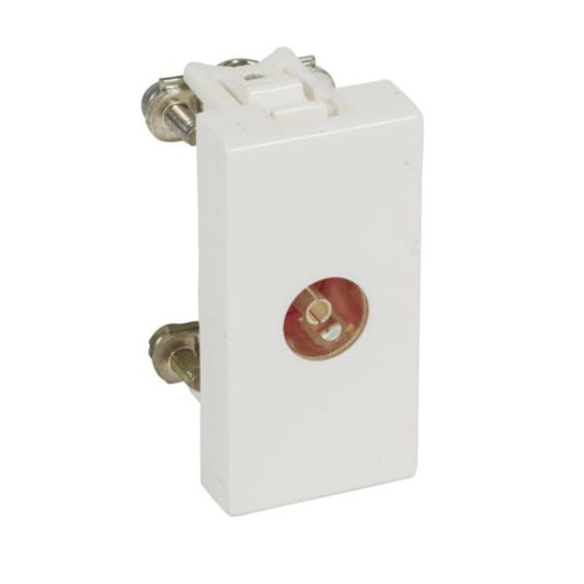 Arteor TV socket coaxial - 1 Module - White