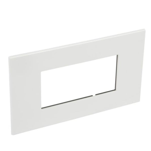 Arteor™ - Plate - Italian/French/German std - square - 4 modules - White
