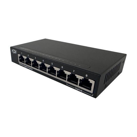 8 ports full gigabit molded case ethernet switch